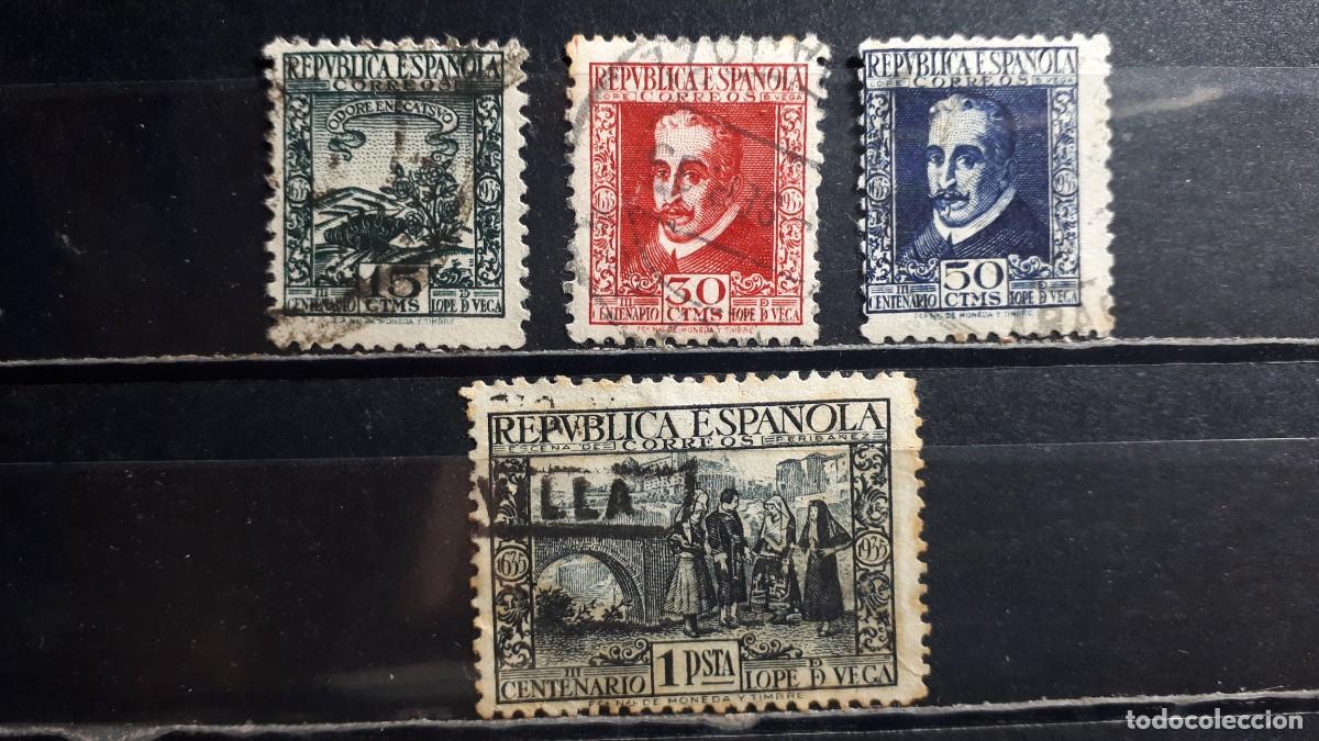 Sellos: ESPA&Ntilde;A. A&Ntilde;O 1935. &deg;. Edifil 690/3