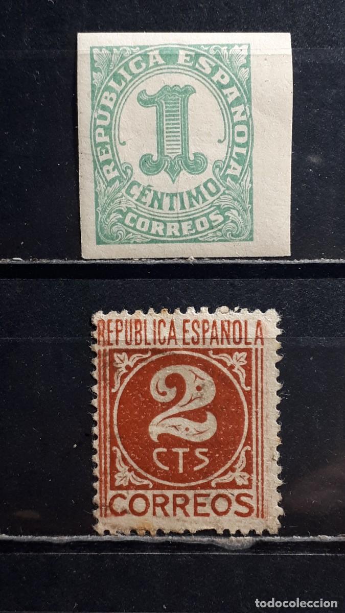 Sellos: ESPA&Ntilde;A. A&Ntilde;O 1933. */(*). Edifil 677/8 - Foto 1