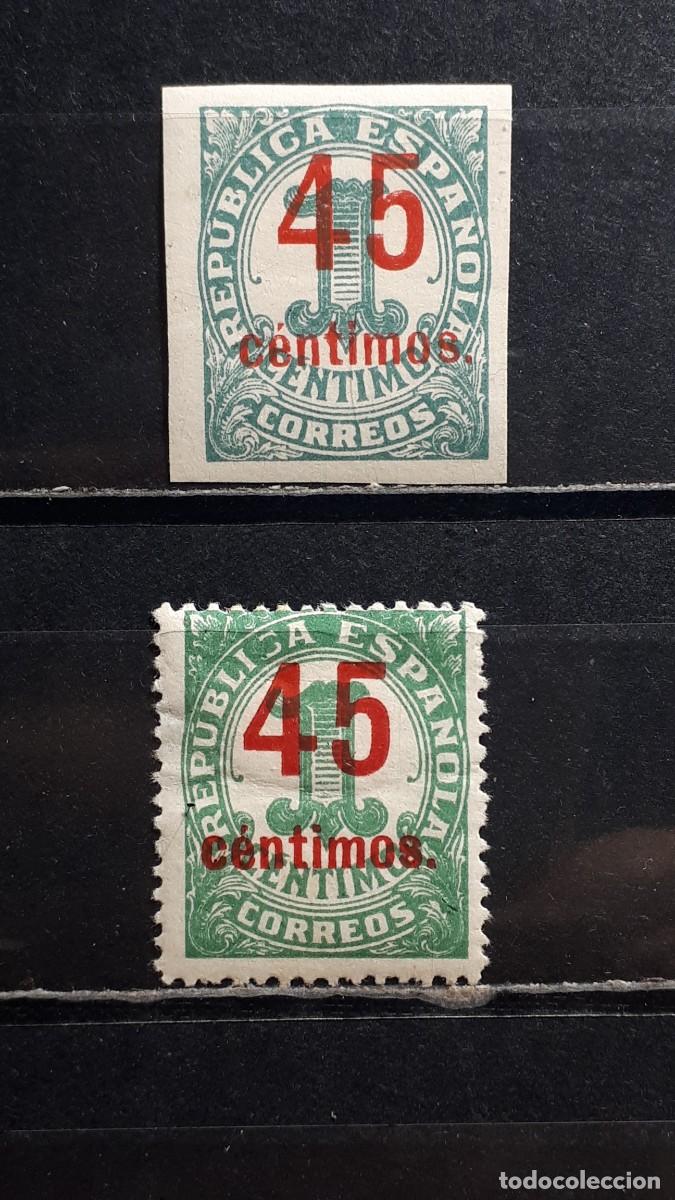 Sellos: ESPA&Ntilde;A. A&Ntilde;O 1938. *. Edifil 742, 742A