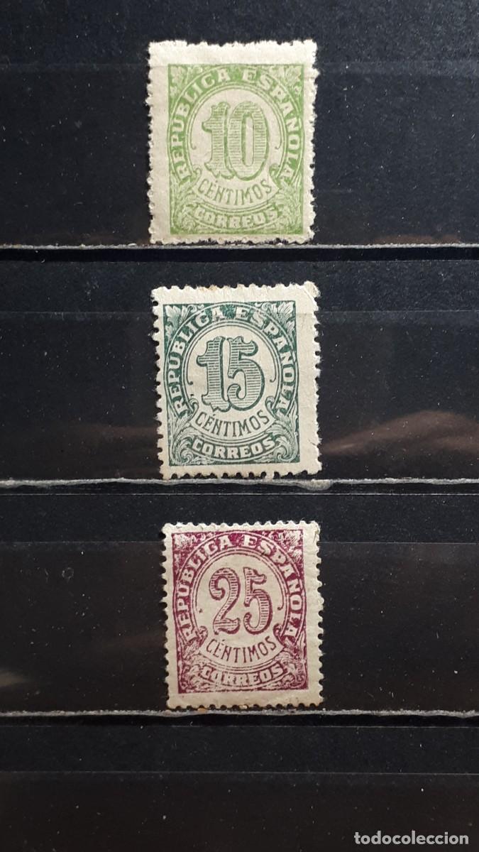 Sellos: ESPA&Ntilde;A. A&Ntilde;O 1938. *. Edifil 746, 747, 749