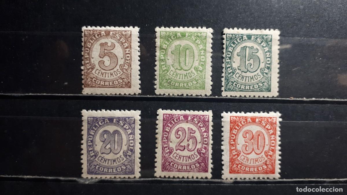 Sellos: ESPA&Ntilde;A. A&Ntilde;O 1938. *. Edifil 745/60. Dentado 11 y medio