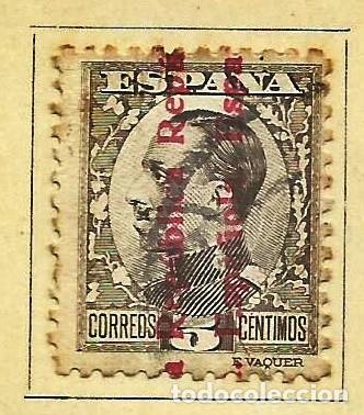 Timbres: ESPA&Ntilde;A 1931 - SELLO DE ALFONSO XIII SOBRECARGADO &rdquo;REPUBLICA ESPA&Ntilde;OLA&rdquo; EDIFIL 594 USADO