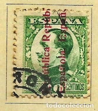 Timbres: ESPA&Ntilde;A 1931 - SELLO DE ALFONSO XIII SOBRECARGADO &rdquo;REPUBLICA ESPA&Ntilde;OLA&rdquo; EDIFIL 595 USADO