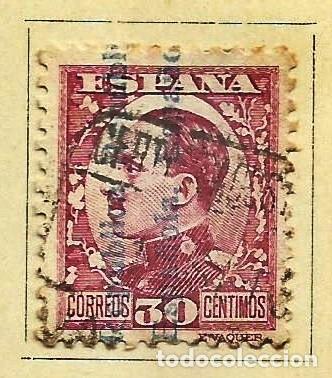 Stamps: ESPA&Ntilde;A 1931 - SELLO DE ALFONSO XIII SOBRECARGADO &rdquo;REPUBLICA ESPA&Ntilde;OLA&rdquo; EDIFIL 599 USADO