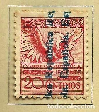 Briefmarken: ESPA&Ntilde;A 1931 - SELLO URGENTE SOBRECARGADO &rdquo;REPUBLICA ESPA&Ntilde;OLA&rdquo; EDIFIL 603 USADO