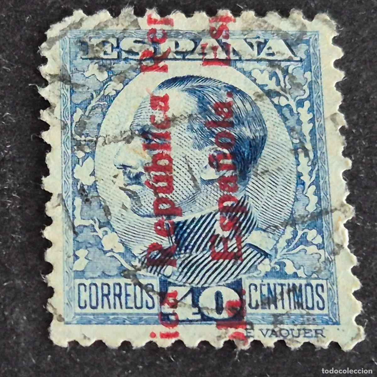 Stamps: ESPA&Ntilde;A, 1931, ALFONSO XIII, HABILITADO REP&Uacute;BLICA, EDIFIL 600, USADO, (LOTE AR)