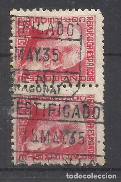 Sellos: DUO AZCARATE EDIFIL 686 FECHADOR LA CENIA TARRAGONA