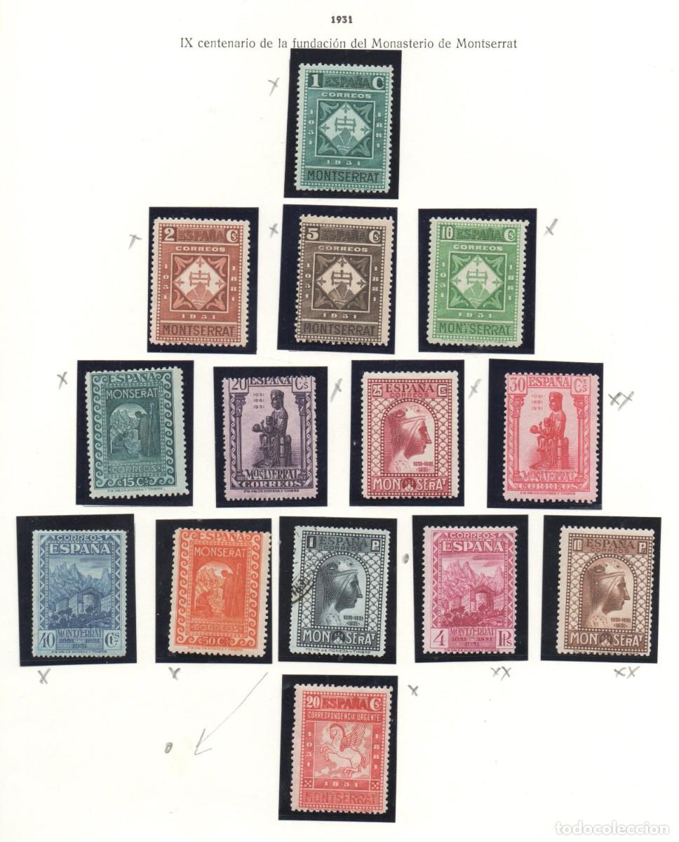 Sellos: EDIFIL 636 / 649** IX CENTENARIO FUNDACION DEL MONASTERIO DE MONSERRAT
