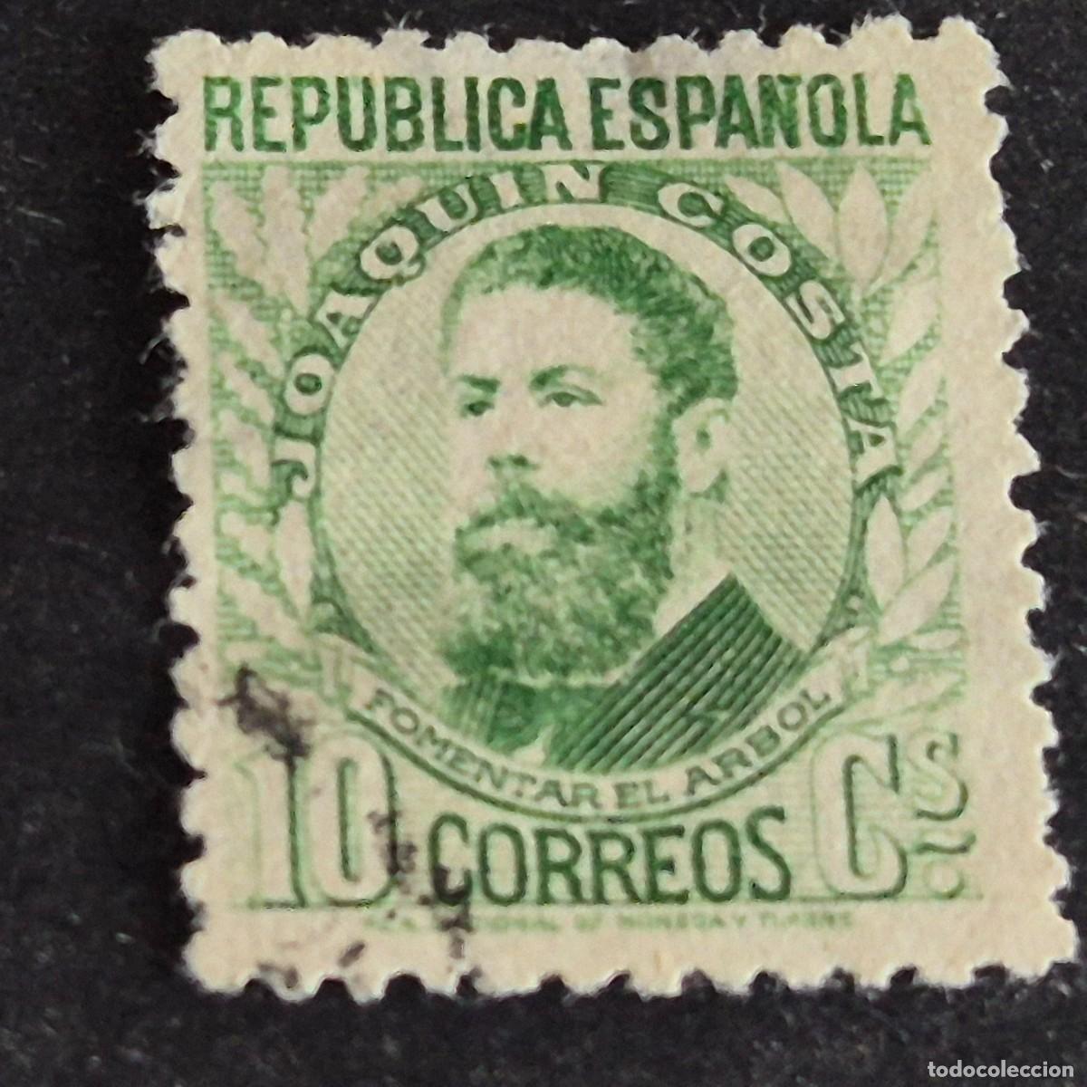 Sellos: ESPA&Ntilde;A, 1932, ESPA&Ntilde;OLES ILUSTRES, JOAQU&Iacute;N COSTA MART&Iacute;NEZ, EDIFIL 664, USADO, (LOTE AR)