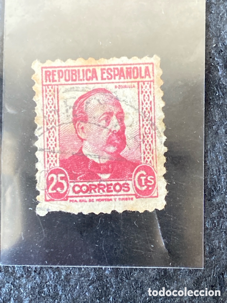 Sellos: Sello de 25 cts de rep&uacute;blica