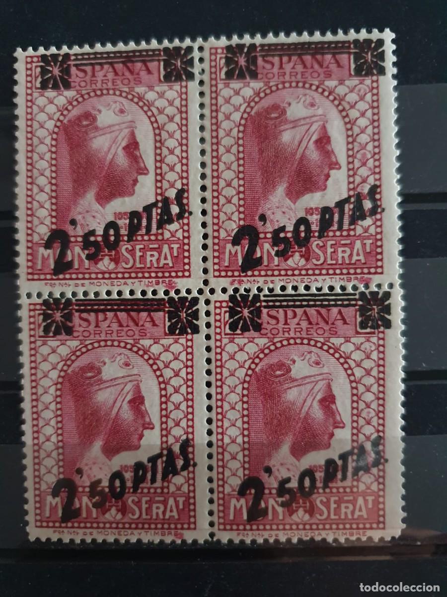 Sellos: EDIFIL 791 ** BLOQUE 4 ESPA&Ntilde;A 1938