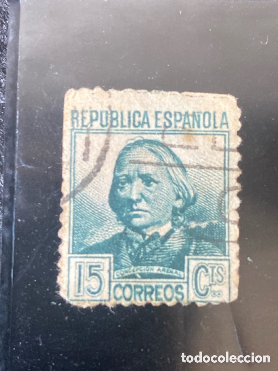 Sellos: Sello de 15 cts segunda republica