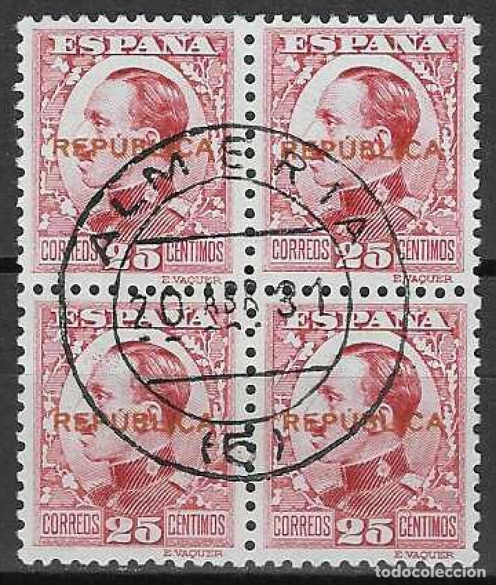 Sellos: EMISIONES LOCALES REPUBLICANAS. ALMER&Iacute;A 1931 (B/4) (7HCC SOBRECARGA ROJA). VALOR CAT. ESP.: 400 &euro;.