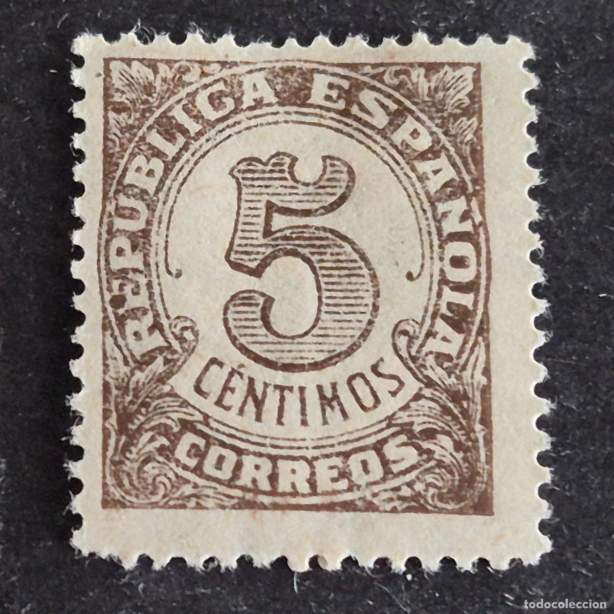Sellos: ESPA&Ntilde;A, 1938, CIFRAS, EDIFIL 745*, NUEVO, GOMA, FIJASELLO, (LOTE AR)