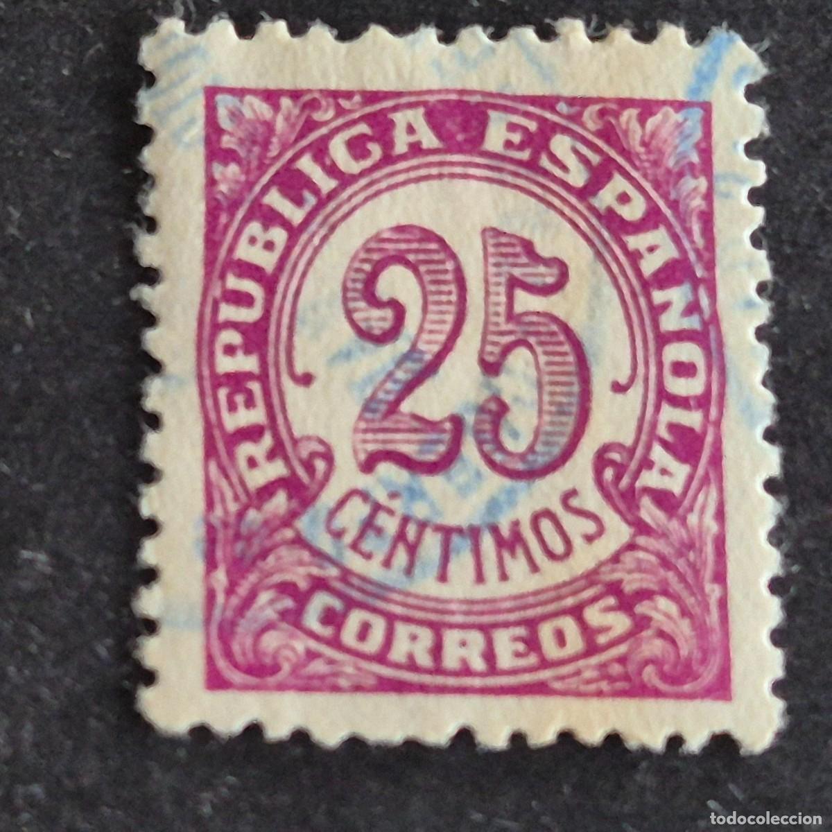 Sellos: ESPA&Ntilde;A, 1938, CIFRAS, EDIFIL 749, USADO, (LOTE AR)