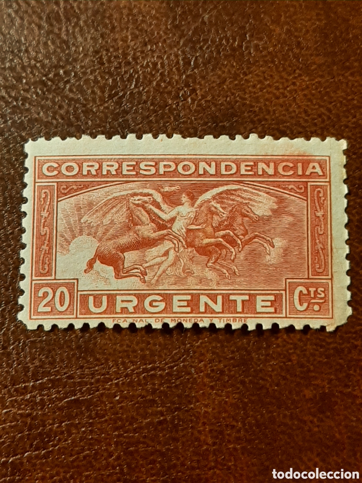 Sellos: Angel y Caballos. Edifil 679. A&ntilde;o 1933.