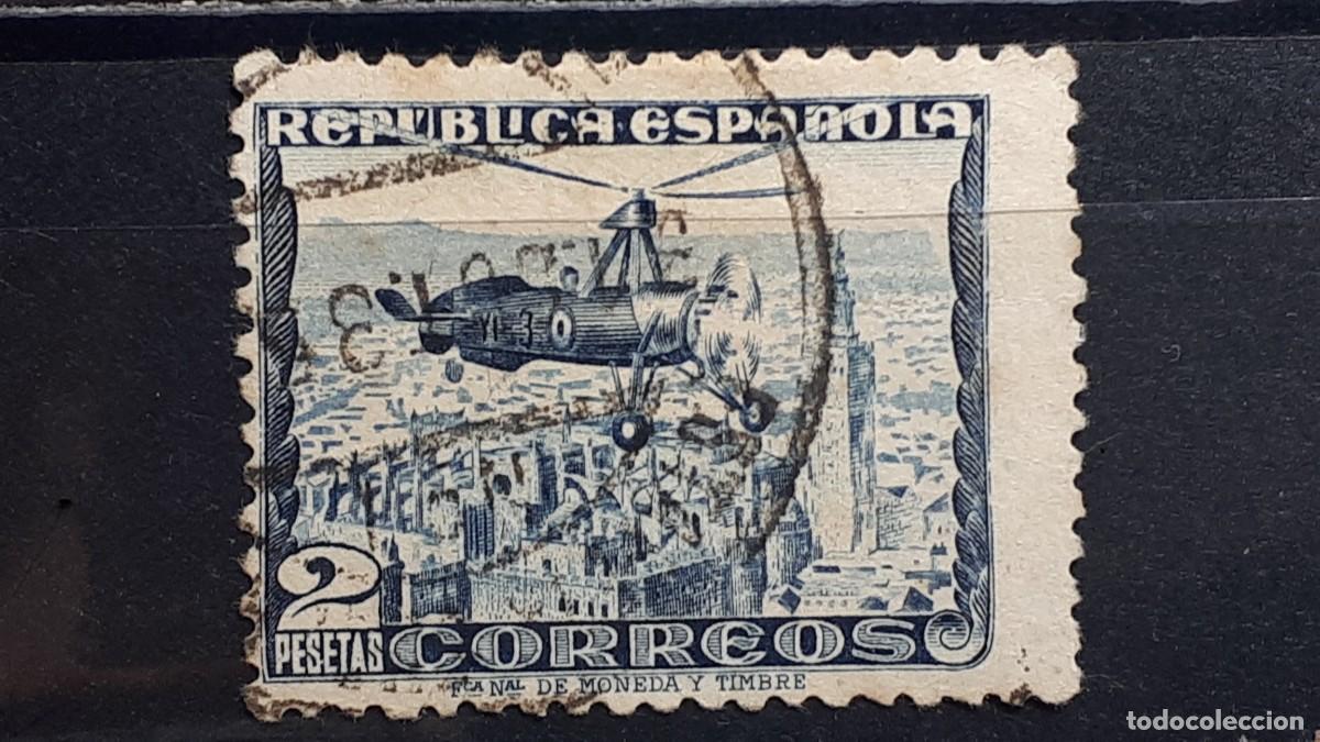 Sellos: ESPA&Ntilde;A. A&Ntilde;O 1935. &deg;. Edifil 689