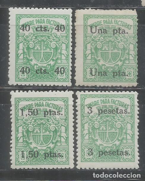 Sellos: 0905-SELLOS FISCALES FACTURAS Y RECIBOS 1932-1936 NUEVO MNH** 31,00&euro; EDIFIL ALEMANY