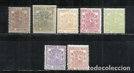 Sellos: 0934-SELLOS FISCALES 2&ordf; REP&Uacute;BLICA 1932 VALOR 76,00&euro; ESPECIAL M&Oacute;VIL NUEVOS MNH**, 1 USADO SOBRE FR