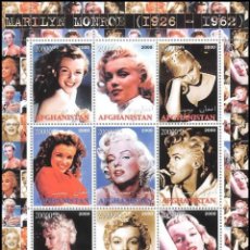 Sellos: AFGHANISTAN 2000 SHEET MNH MARILYN MONROE ACTRICES ACTRESSES CINE CINEMA. Lote 362453220