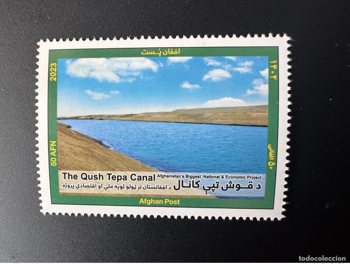 Sellos: Afganist&aacute;n 2023 Mi.? &laquo;La cuesti&oacute;n de los talibanes&raquo; Canal Qush Tepa Econom&iacute;a Nacional