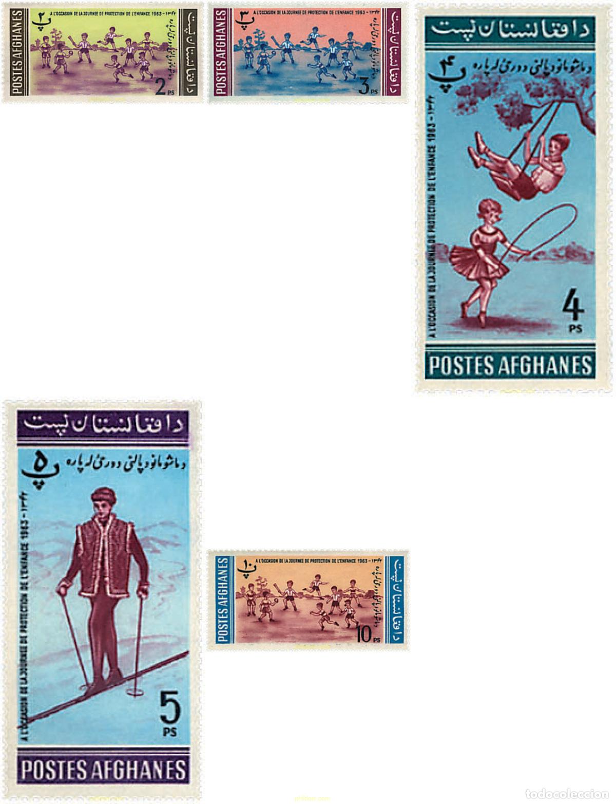 Francobolli: 621510 MNH AFGANISTAN 1964 JUEGOS INFANTILES