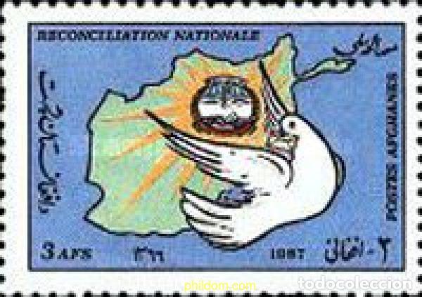 Sellos: 33197 MNH AFGANISTAN 1987 RECONCILIACI&oacute;N NACIONAL.