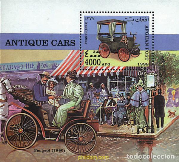 Sellos: 60925 MNH AFGANISTAN 1998 AUTOMOVILES ANTIGUOS
