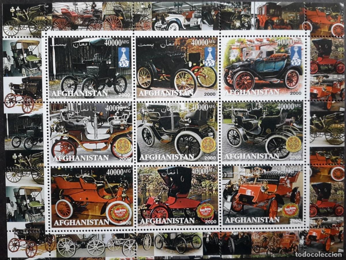 Briefmarken: AFGHANISTAN 2000 SHEET MNH COCHES CLASICOS AUTOS AUTOMOVILES CARS VOITURES AUTOMOBILES AUTOMOBILI
