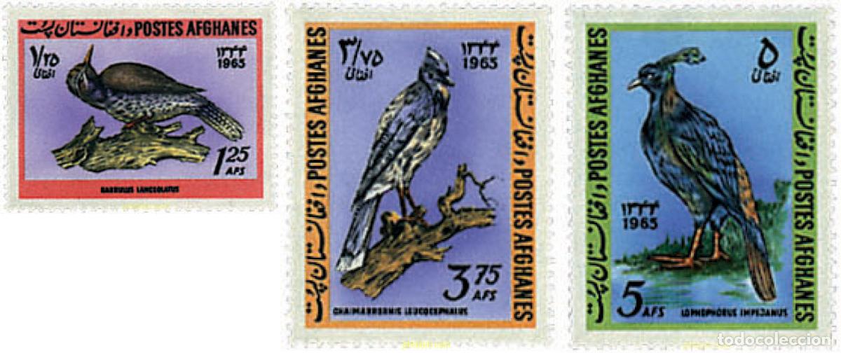 Sellos: 33195 MNH AFGANISTAN 1965 AVES