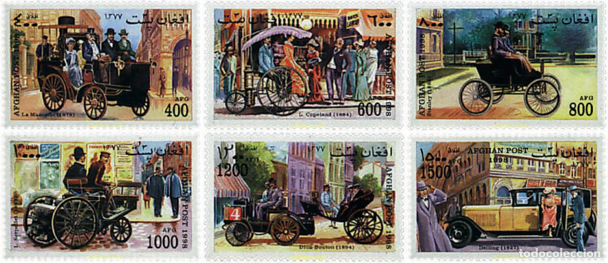 Sellos: 46255 MNH AFGANISTAN 1998 AUTOMOVILES ANTIGUOS