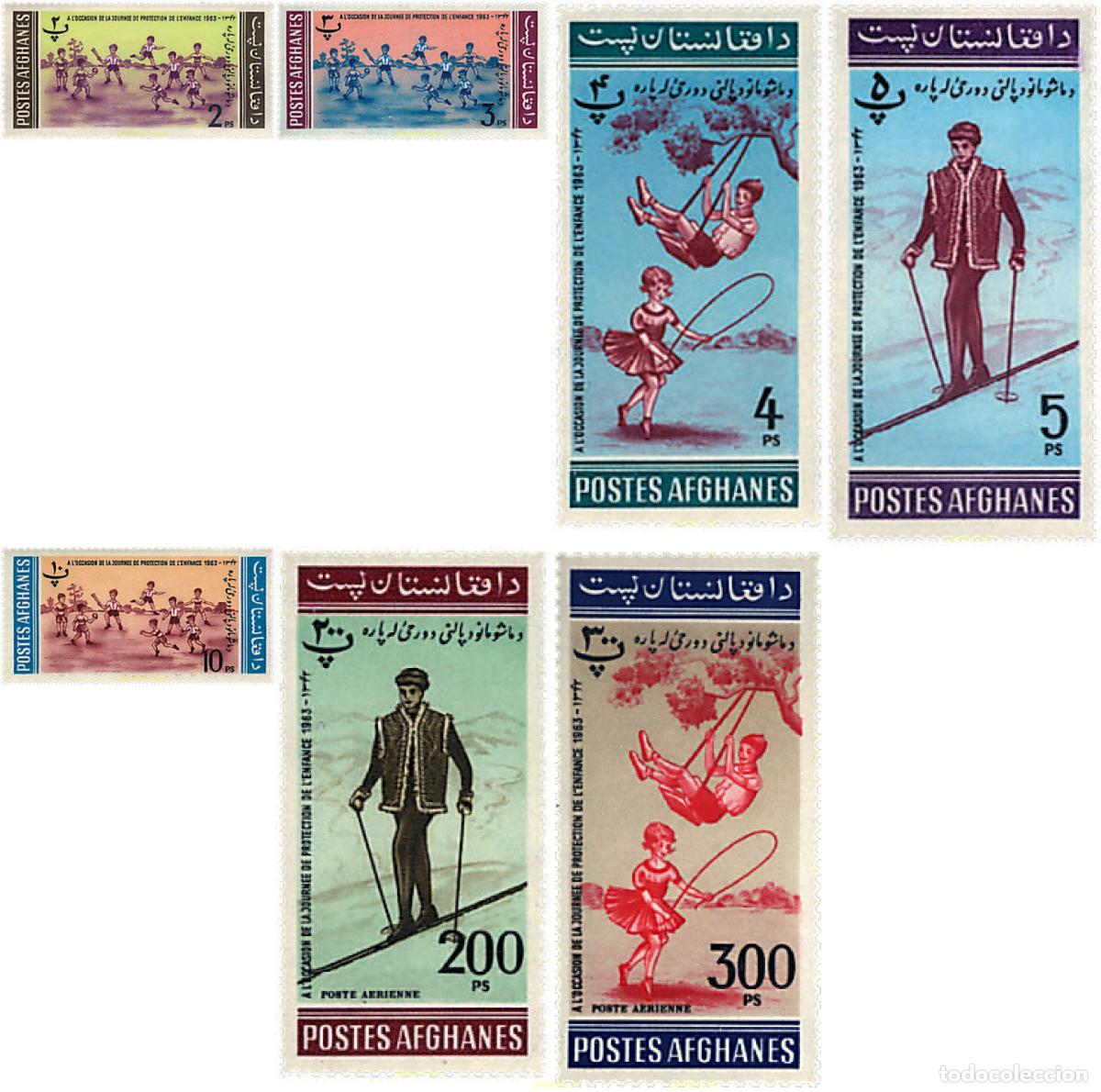 Stamps: 47272 MNH AFGANISTAN 1964 JUEGOS INFANTILES