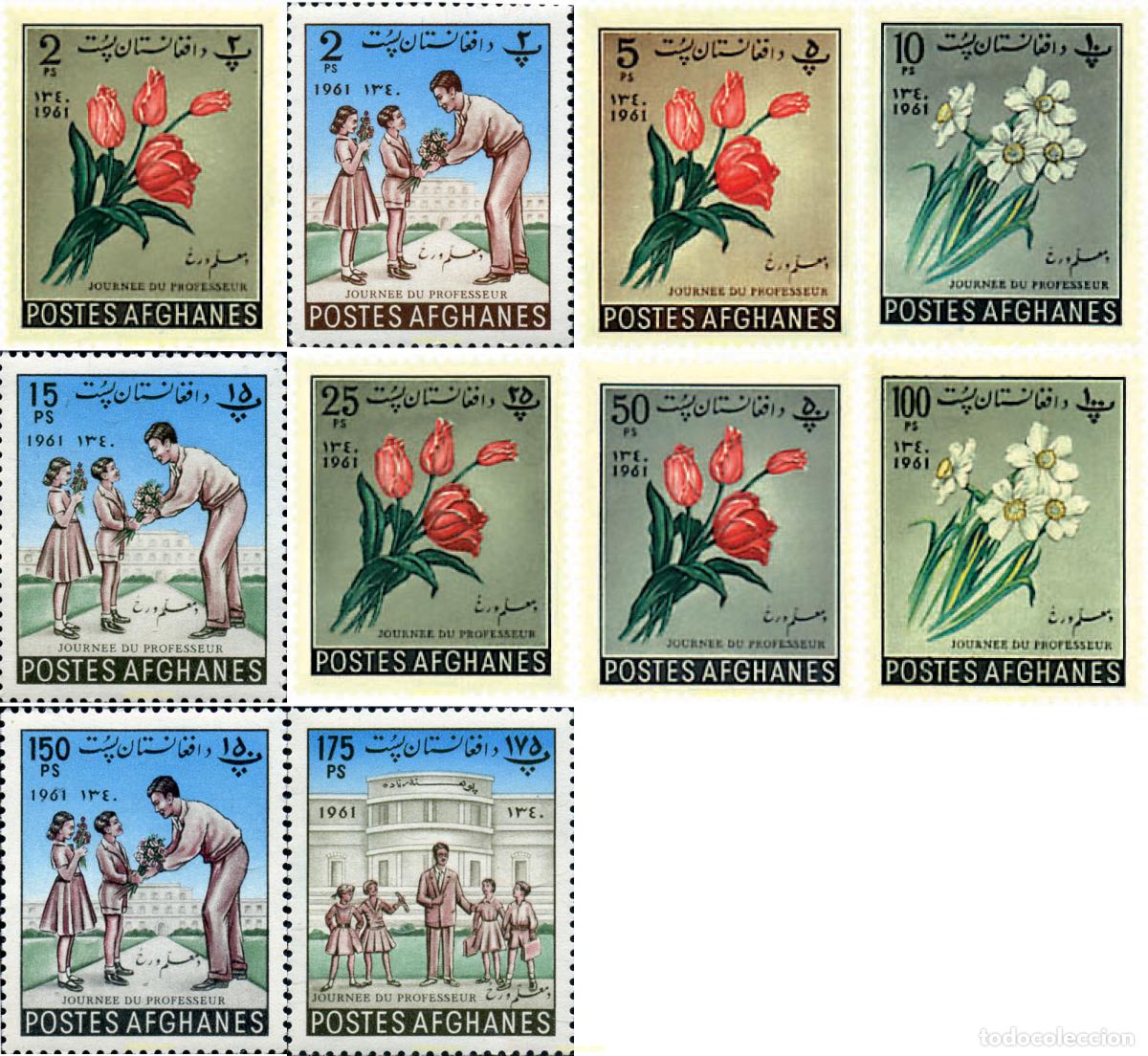 Sellos: 81450 MNH AFGANISTAN 1961 DIA DEL PROFESOR