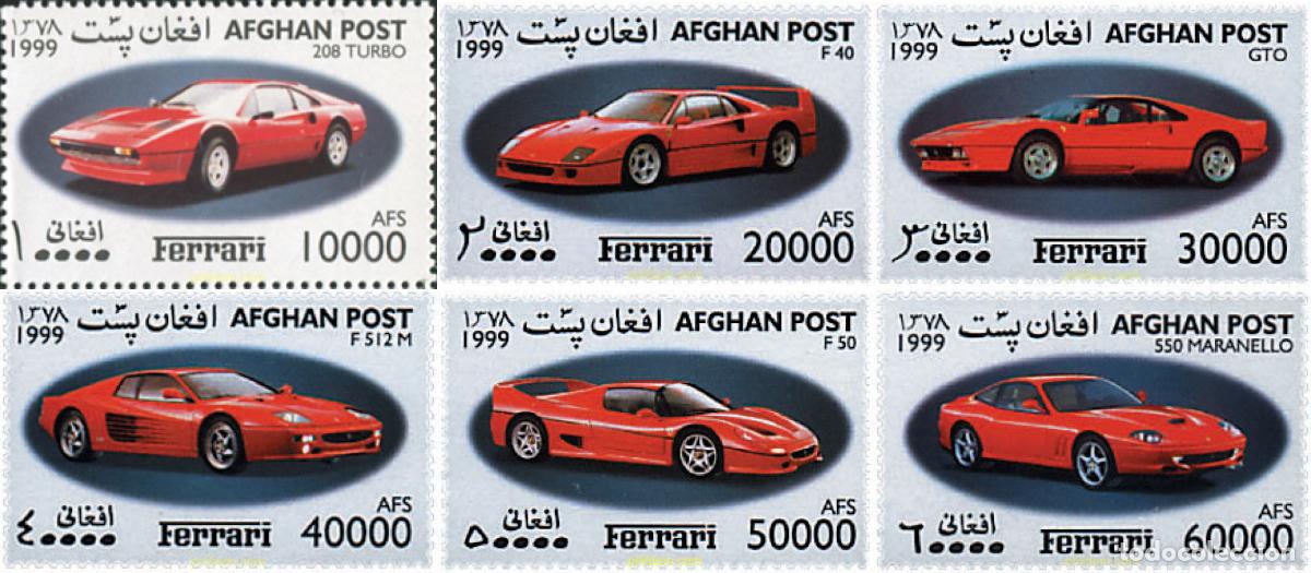Sellos: 99500 MNH AFGANISTAN 1999 FERRARI