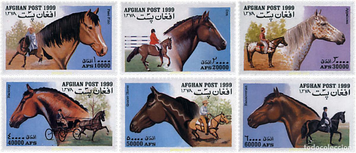 Sellos: 99491 MNH AFGANISTAN 1999 CABALLO