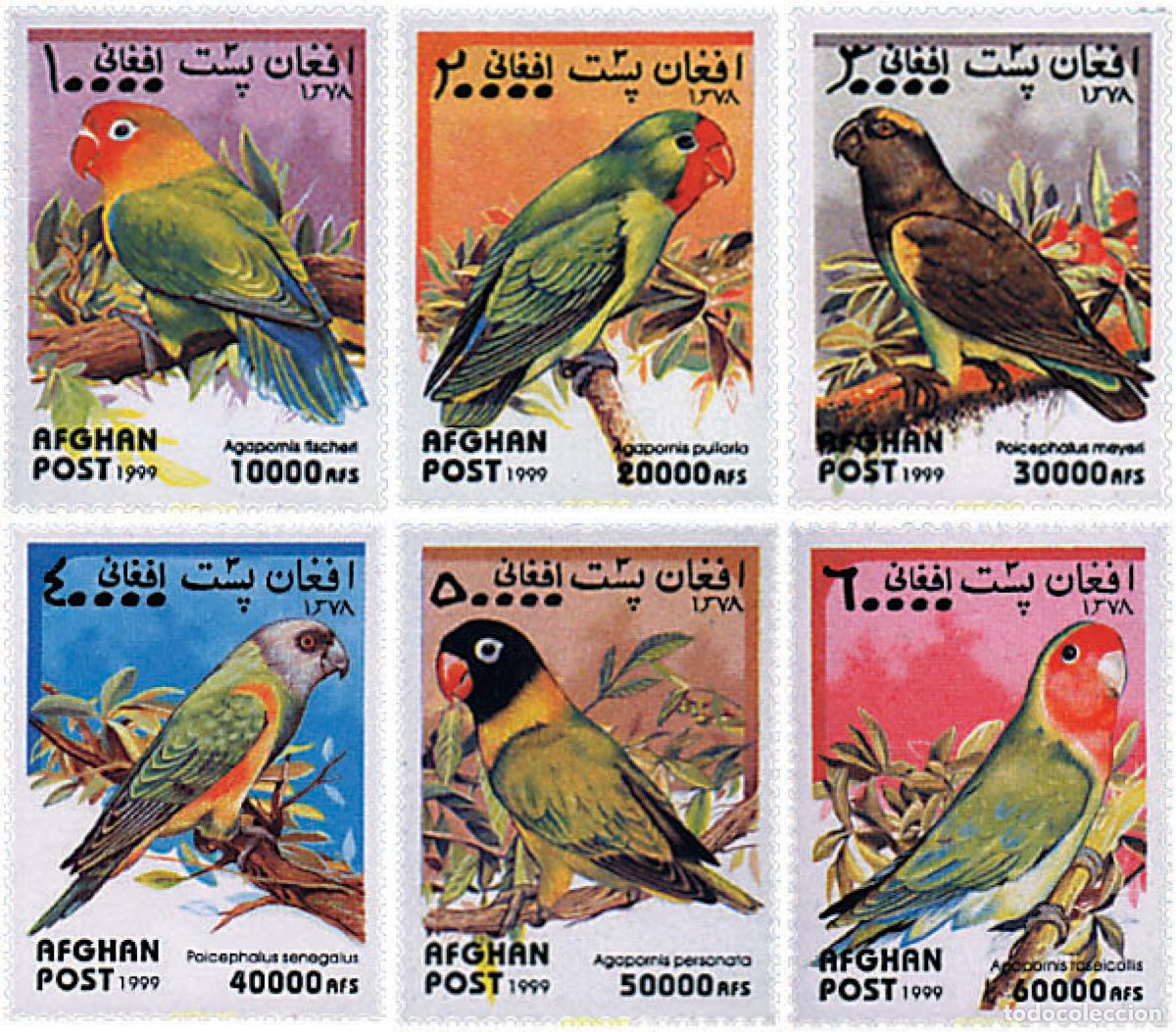 Sellos: 99490 MNH AFGANISTAN 1999 AVES