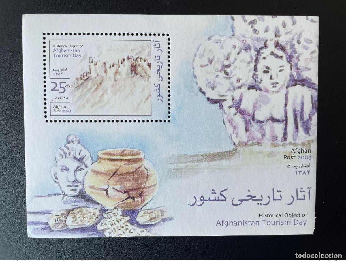 Sellos: Afganist&aacute;n 2003 Mi. Bl. 126 Objetos hist&oacute;ricos Turismo diurno