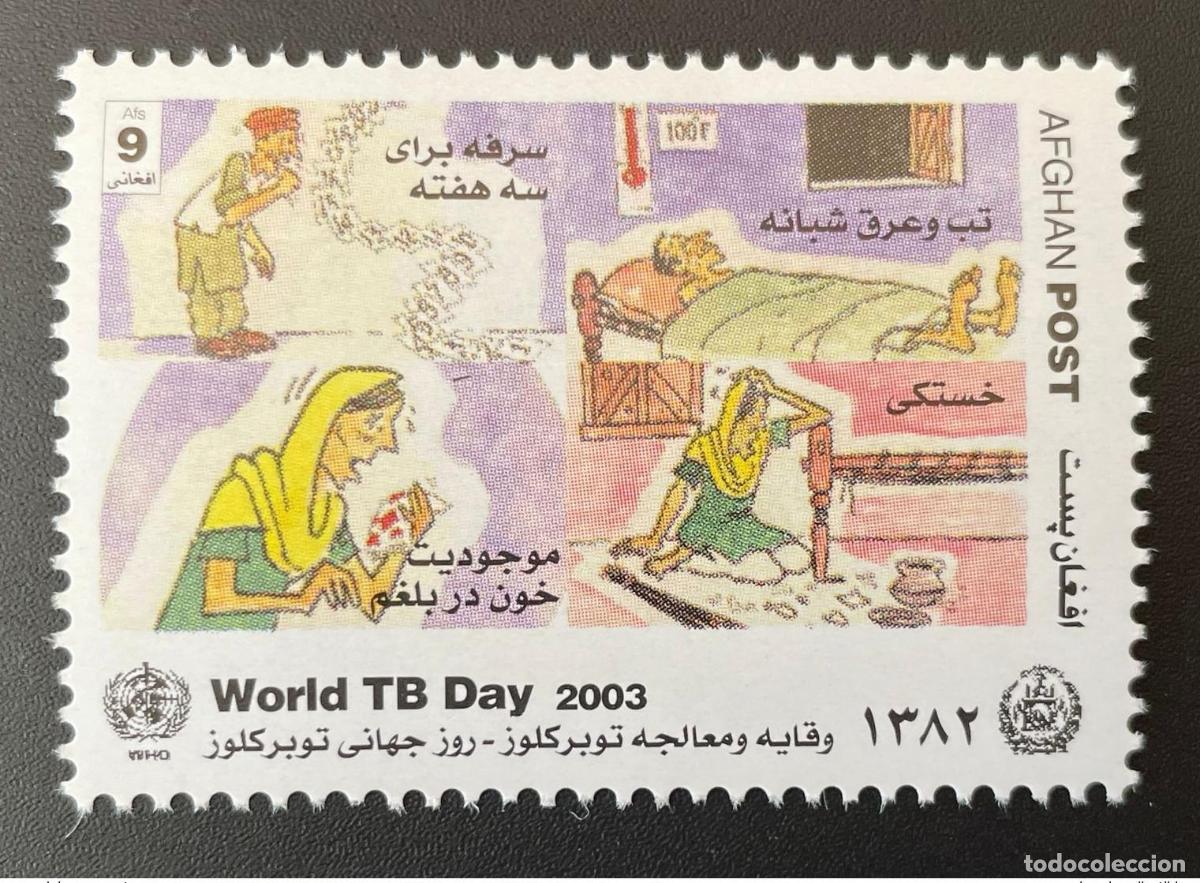 Sellos: Afganist&aacute;n 2003 enero de 1970 Tuberculosis tuberculosa TB OMS Salud