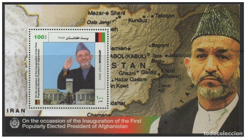 Sellos: Afganist&aacute;n 2004: Bloquean las primeras elecciones presidenciales y democr&aacute;ticas de Hamid Karzai