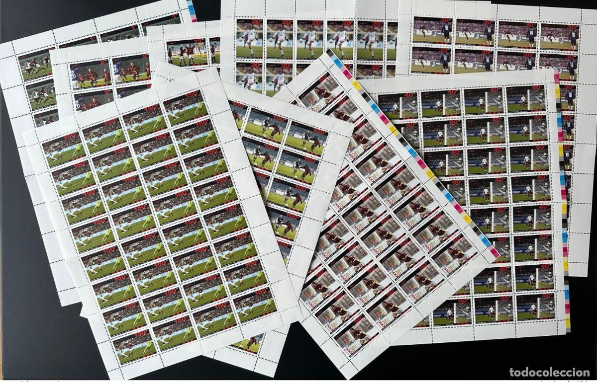 Sellos: Afganist&aacute;n 2004 Mi.? Tablas: F&uacute;tbol Fu&szlig;ball Mil&aacute;n AC Milano MNH**
