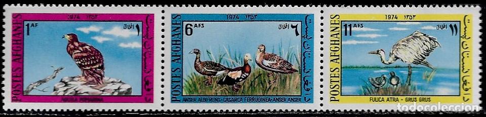 Sellos: AFGANISTAN 1974, SC. 904/0a - P&Aacute;JAROS. MNH.