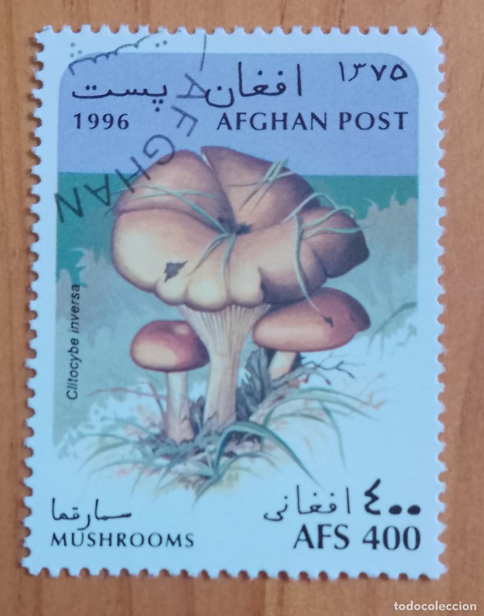 Sellos: AFGANIST&Aacute;N - V/F AFS 400 - CHAMPI&Ntilde;ON, HONGOS, SETAS - CORREO AFGANO - VER DESCRIPCI&Oacute;N