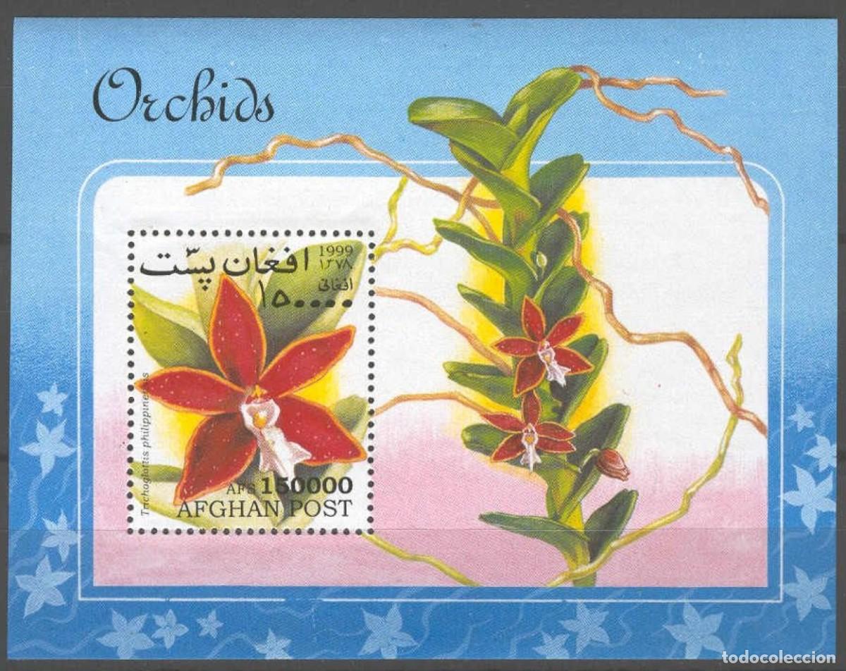 Sellos: AFGHANISTAN 1999 SHEET MNH ORCHIDS ORCHIDEES ORQUIDEAS ORCHIDEEN ORCHIDEE FLORES FLOWERS FLEURS
