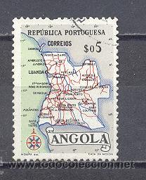 Sellos: ANGOLA- MAPA - Foto 1