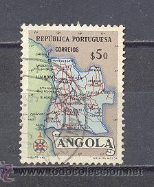 Sellos: ANGOLA- MAPA - Foto 1