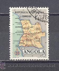 Sellos: ANGOLA- MAPA - Foto 1