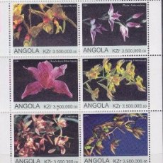 Sellos: ANGOLA 2000 SHEET MNH ORCHIDS ORCHIDEES ORQUIDEAS ORCHIDEEN ORCHIDEE FLORES FLOWERS FLEURS. Lote 335295508