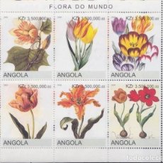 Sellos: ANGOLA 2000 SHEET MNH FLOWERS FLEURS FLORES BLUMEN FIORI. Lote 335295993