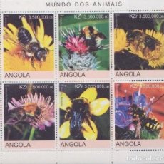 Sellos: ANGOLA 2000 SHEET MNH ABEJAS ABEILLES BEES ABELHAS API BIENEN INSECTS INSECTOS. Lote 335299893