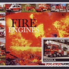 Sellos: ANGOLA 2002 SHEET MNH BOMBEROS POMPIERS FIRE ENGINES FIRE TRUCKS POMPIERI FEUERWEHRLEUTE BOMBEIROS. Lote 338269998